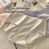 Roupa Íntima de Algodão Puro Sem Costura Quatro Estações para Meninas 7A Antibacteriana Cavalo Longo de 16cm Invisível Sem Costura Esportiva Triângulo