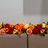 Enredadera Artificial de Rosas Cubierta para Tubería de Aire Acondicionado Enredadera Decorativa Plástico Enredadera Falsa Cuerda para Colgar Envoltura de Techo Enredadera de Flores Falsas
