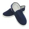 Atacado do Fabricante Sapatos de Trabalho Anti-Estáticos Sem Poeira Sapatos de PVC com Quatro Furos Sola Macia Spu Lona Espessa Antiderrapante Sapatos Estáticos