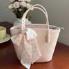 Bolso tipo bandolera para cesta de verduras, bolso tote pequeño, nuevo estilo primavera 2025, suave y dulce, nicho de gama alta, versátil para uso diario, bolso cruzado