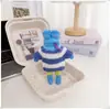 Colgantes de peces geniales, peces flácidos, peces que yacen planos de los residentes de Fondo de Bikini, accesorios para llaveros, chalecos de cama, Año Nuevo