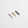 Personalidad punk europea y americana súper genial clavo de hueso de oreja puntiagudo de diablo clavo de lóbulo de oreja clavo de oreja de acero inoxidable piercing remache