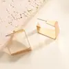 Pendientes Geométricos de Metal Transfronterizos Estilo Europeo y Americano Clavos Grandes y Pequeños Exagerados Básicos Modernos Ins Pendientes de Barra Recta