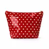 Bolsa de maquillaje de lunares brillantes transfronteriza, elegante, simple, de apariencia de alta calidad, bolsa de almacenamiento de gran capacidad, neceser portátil impermeable