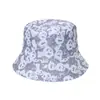 Ins Estilo Japonês Coreano Chapéu de Sol Chapéu de Sol Pequeno Fresco Desenho Animado Chapéu de Bacia Dupla Face Chapéu de Pescador Estampado de Panda para Homens e Mulheres