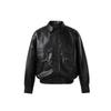 Yidao Vintage 2025 Otoño Nueva Chaqueta Retro Japonesa de Cuero PU para Hombre, Marca de Moda Corte Holgado Genial Chaqueta Biker de Trabajo