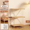 Estante de Armazenamento de Chão Estilo Japonês Prateleira de Exibição Economizadora de Espaço para Cozinha Estante de Livros para Sala de Estudo Prateleira de Armazenamento Multicamada Prateleira de Armazenamento