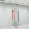 Estante de Acero Inoxidable para Montar en la Pared, Perchero, Estante de Exhibición, Montado en la Pared para Tienda de Ropa, Uso Doméstico Simple Moderno