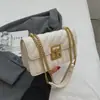 Bolsa feminina personalizada corrente da moda toque retrô versátil bolsa feminina estilo coreano novo modelo bolsa moda feminina primavera verão casual ombro único
