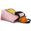 Bolsa de Almoço em Formato de T Bolsa Térmica Portátil Lancheira Bolsa Lona Portátil Espessada Folha de Alumínio Bolsa de Almoço Térmica Atacado
