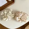 Pinza Floral Estilo Pastoral, Pinza de Plátano Burbuja de Nube Suave, Nuevo Estilo Coreano Pinza Vertical para Cola de Caballo Alta, Pasador Retorcido