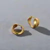 Novidades de Verão, Estilo Escovado Retrô Simples, Moda Única, Design de Nicho, Brincos Minimalistas, Brincos de Joia de Nicho