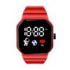 Nuevo Reloj Electrónico LED Cuadrado de Astronauta C3-12 Digital Deportivo Estudiantil con Tecla