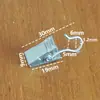 Suministro de fábrica transfronterizo clip grueso para cortina gancho de metal chapado acero inoxidable cortina de ducha accesorios para cortina gancho