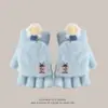 Guantes Pequeños para Niños, Guantes de Medio Dedo para Bebés, Niñas y Niños, Engrosados de Invierno, Cálidos, Cortavientos, Guantes de Cinco Dedos para Bebés de un Año