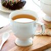 Caneca de Porcelana com Borda Dourada em Relevo Criativa e Simples Xícara de Café para Escritório Casual Xícara para Chá da Tarde Xícara de Cerâmica