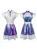 Traje Cosplay de Robô de Inteligência Artificial Halloween Transfronteiriço Vestido que Muda de Cor Traje de Role-Playing de Natal