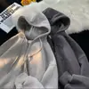 Sudadera con capucha para hombre estilo americano de calle, nuevo modelo primavera y otoño, estilo Hong Kong, holgada casual, chaqueta con cremallera elegante y moderna