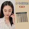 Pente Alto para Cabelo Feminino, Grampo para Arrumar Fios Soltos, Presilha Lateral para Franja, Pente de Princesa, Acessório de Cabelo