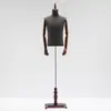 Maniquíes de utilería para tienda de ropa masculina estilo coreano, maniquí de medio cuerpo para escaparate masculino, soporte de exhibición para trajes y vestidos de tienda de ropa, de cuerpo completo