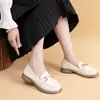 Mocasines para Mujer 2026 Otoño Nuevo Estilo Suela Suave Zapatos Planos para Madres Moda Británica Casual Zapatos para Mujer