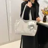 Bolso de Hombro Único de Pana, Nuevo Diseño de Nicho Retro, Gran Capacidad, Bolso Práctico para el Hombro para Estudiantes que Asisten a Clases