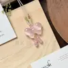 Pingente de Pedra Olho de Gato Colorido em Forma de Cabaça Joia Corrente para Clavícula de Cabaça Rosa Presente para Amigas Pingente de Boa Sorte