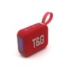 Nuevo altavoz Bluetooth TG445MINI transfronterizo, luces LED de colores, portátil para exteriores, tarjeta, TWS, audio de regalo