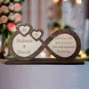2025 Nueva Decoración Transfronteriza para Bodas y Día de San Valentín Regalo Conmemorativo de Madera para Pareja de Aniversario