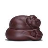 Argila Púrpura Yixing Animal de Estimação para Chá Figura de Porco Conjunto de Chá Pequena Mesa de Chá Acessório para Animal de Estimação Escultura Leitão Porco da Fortuna Mesa de Chá