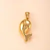 Colar Único com Pingente de Aço Inoxidável Fundido Acessórios de Pingente de Golfinho Estrela do Mar Banhado a Ouro 18K Acessórios Criativos DIY Fábrica