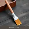 Conjunto de Chá de Madeira Sólida Ébano Seis Peças Conjunto de Chá Kung Fu, Incluindo Agulha de Chá, Colher de Chá, Pinça de Chá, Adequado para Uso Doméstico e de Escritório