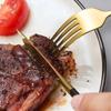 Juego de Cubiertos Estilo Occidental de Acero Inoxidable 304 para Uso Doméstico, Alto Valor Estético, Cuchillo para Bistec, Tenedor y Cuchara Estilo Ins, Juego de Tres Piezas en Caja de Regalo