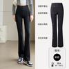 Calças Veludo Stretch Boca de Sino 5009, Hidratantes, Aparência Slim, Calças Casuais para Mulheres, Leggings de Outono e Inverno Tamanho Grande Fashionáveis para Uso Externo