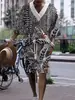 2024 Nuevo Traje Casual Europeo y Americano de Moda en Amazon con Estampado, Oversize, de Punto, Manga Corta y Shorts para Hombre