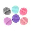 Coleção de escovas de lavar o rosto de silicone escova de limpeza facial com cerdas macias escova de limpeza facial manual escova de massagem de maquiagem escova de shampoo para bebê