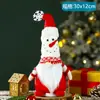 Decoración navideña bolsa de regalo bolsa de dulces bolsa de manzana para niños tienda actividad de jardín de infantes ambiente de Nochebuena disposición