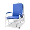 Cadeira Dobrável Simples para Acompanhante Hospitalar Portátil para Ambulatório Cadeira Reforçada Espessada Móvel de Uso Duplo Sentar-Deitar Cadeira de Cabeceira