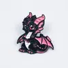 Serie de Dragones de Dibujos Animados Set Combinado de Broches Metálicos Accesorios de Insignias Creativas con Forma de Dinosaurio Accesorios para Ropa Infantil