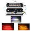 Suministro Exclusivo Transfronterizo de Luces Intermitentes Ultradelgadas, Luces Laterales para Camión de 6 LEDs, Luces de Parrilla, Luces Piloto de Advertencia Universales de 12V/24V