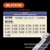 Calibrador de espesores 0.01-5mm calibrador de tapones regla de tapones medidor de espesores medidor de holgura herramienta de ajuste de válvulas MLA10