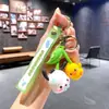 Llavero de Muñeca de Dibujos Animados Sanrio Kulomi, Colgante de Máquina de Bolas, Llavero Lindo para Bolsos, Pequeño Regalo al por Mayor