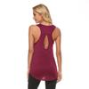 2024 Nueva Blusa con Dobladillo Deportes Fitness Chaleco para Mujer Versión Holgada Sexy Hueco Tops de Tirantes para Yoga