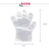 Guantes Desechables Infantiles Fangcaodi (Paquete de 50) Película Pe Transparente Guantes Desechables Duraderos para Uso Alimentario