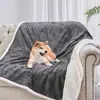 Amazon Manta Impermeável para Pets Manta para Cachorro Tapete para Gatos Flanela Sherpa Quente Cama para Cachorro Cama para Gato Inverno