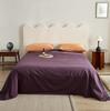Sábana de cama de algodón puro grueso de color liso simple para otoño e invierno, pieza única, colcha cálida para dormitorio de otoño e invierno, cama individual doble, algodón