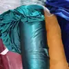Telas Gruesas con Brillo Perlado para Bodas, Cortinas de Gasa Hielo, Cortinas de Tela de Seda Roja Hielo, Telas Elásticas para Fondos de Escenario, Telas para Decoración de Techos
