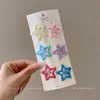 Pinzas para el Cabello de Estrella Lindos Clips Pequeños de Colores Accesorios para el Cabello Pinzas Laterales para Mujer Estilo Coreano Pasadores de Estrella de Cinco Puntas Pinzas para el Flequillo Venta al por Mayor