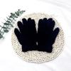 Guantes Calientes de Felpa Invierno Antihielo Engrosados Imitación Pelo de Conejo Guantes de Punto Guantes a Prueba de Frío a Prueba de Viento para Montar al Aire Libre