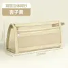 Estuche tridimensional de doble capa, malla transparente, bolsa de papelería específica para exámenes de estudiantes, estuche para lápices para niños, caja de papelería de gran capacidad